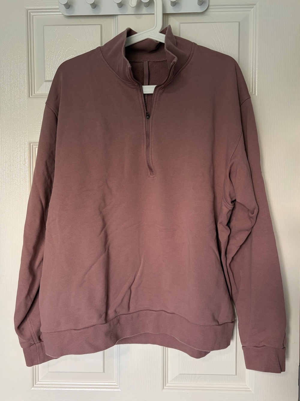 Lululemon French Terry oversized half zip - size L